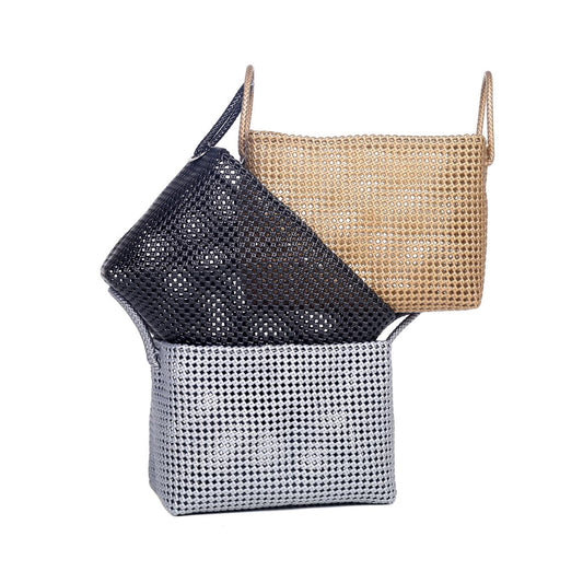 Collapsible storage basket